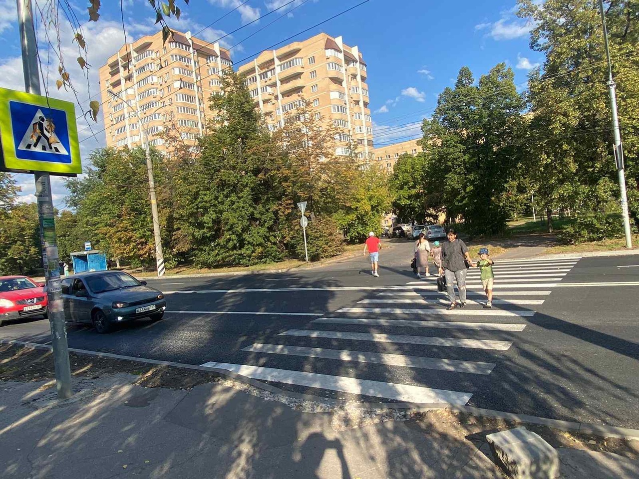 Родители пример на дороге
